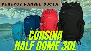 REVIEW JUJUR! RANSEL CONSINA HALF DOME 30L | PENERUS RANSEL CONSINA GOCTA