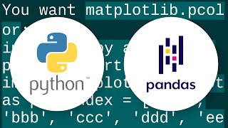 Making heatmap from pandas DataFrame