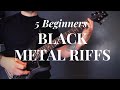 5 Black Metal Guitar Riffs For Beginners