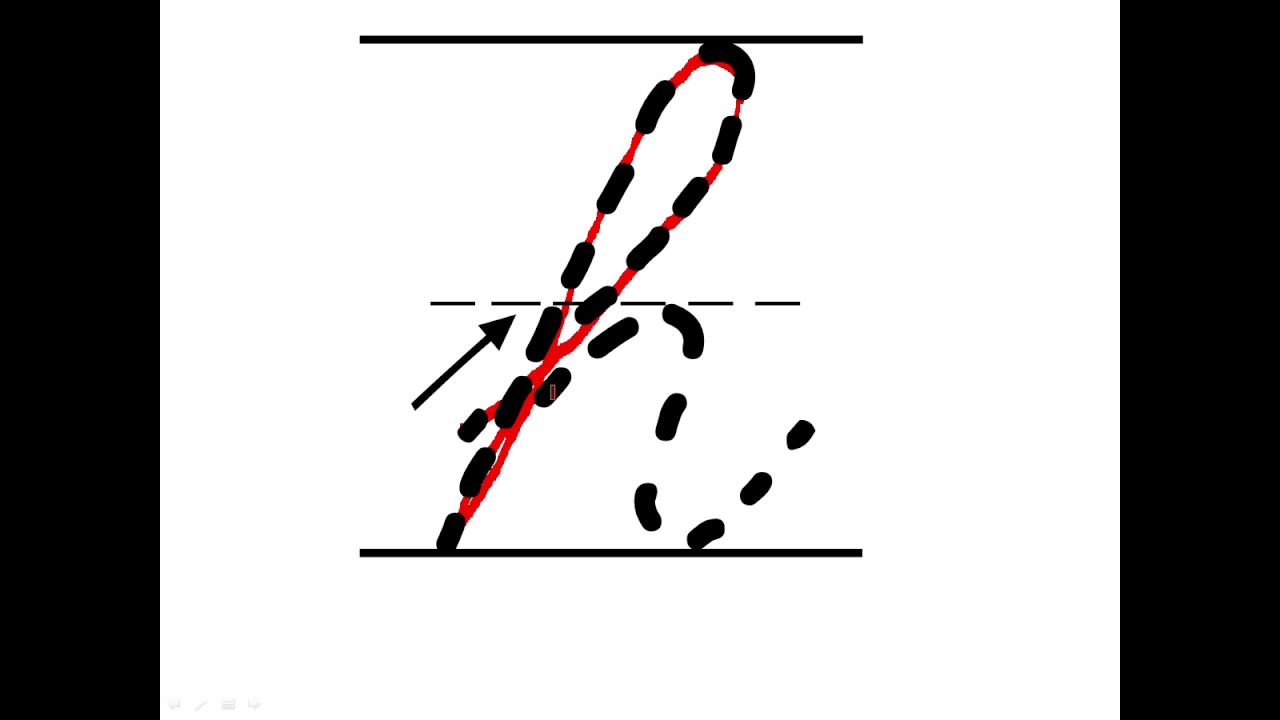 Cursive Lowercase Letter H