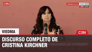 DISCURSO COMPLETO de CRISTINA KIRCHNER en RÍO NEGRO