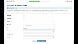 Español - Registro de verificación anual