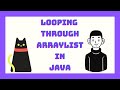 looping through arraylist in java