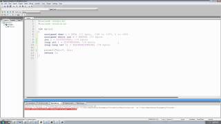 C Programming Tutorial 37, Integral Data Types pt.2