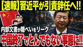 【ゆっくり解説】共産党が習近平に辞任要求‼︎なぜ今中国経済は終わりを迎えようとしているのか？