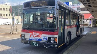 南越後観光バス車窓 越後湯沢駅→貝掛温泉・苗場・浅貝/ 越後湯沢駅940発