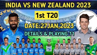 India vs New Zealand 1st T20 playing 11 ll ind vs nz 1st t20 playing 11 comparison
