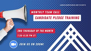 Candidate Pledge Training May 2022