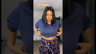 How to tuck in a TShirt stylishly and elegantly #explore #dressup #fashionhacks #dressdesign