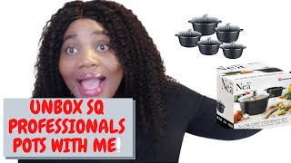 SQ PROFESSIONALS POT UNBOXING|FIRST IMPRESSION #unboxing #homwarehaul