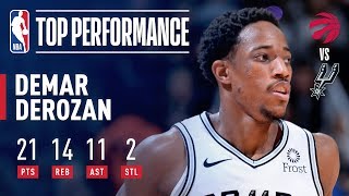 DeMar DeRozan Records FIRST CAREER TRIPLE-DOUBLE Against Toronto | January 3, 2019