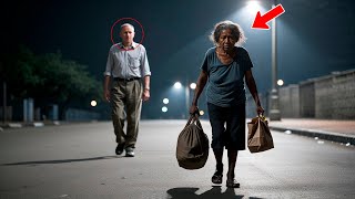 CEO Followed an Elderly Worker Who Begged for Food After Double Shifts—The Truth Left Him Stunned…