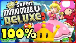 New Super Mario Bros. U Deluxe 🌰 1-5 Rise of the Piranha Plants 🌰 100% All Star Coins