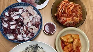 Tongyeong Market | seafoods | Bread with honey for dessert | JeRie Seo