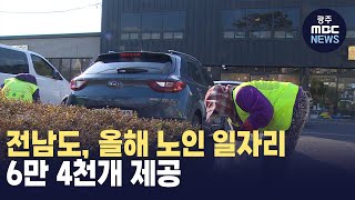 전남도, 올해 노인 일자리 6만 4천개 제공