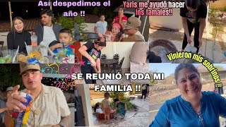 FIESTA 🥳 JUEGOS🤩ASÍ DESPEDIMOS EL AÑO SE REÚNE TODA MI FAMILIA 🥹