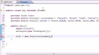 Java Programming Tutorial 70 JList YouTube