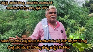 24*7ಯಾರೇ ಬಂದರೂ ನನ್ನ ತೋಟ ನೋಡಬೋದು ಕೃಷಿ ಬಿಟ್ಟು ನನ್ನ ವಾರ್ಷಿಕ ಆದಾಯ 10 ಲಕ್ಷ#multicropping #ಬಹುಬೇಳೆ