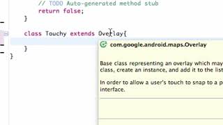 Android Application Development Tutorial 132 MapView Overlay mp4