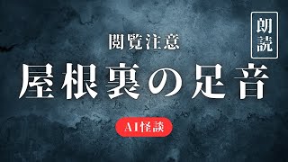 【怪談】屋根裏の足音【AI朗読】