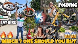 Foldable Cycle VS Fat Bike | Which one Should you buy | @Supreme_cycles @srvmarketvlogs