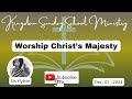 Worship Christ’s Majesty, COGIC Legacy Sunday School Lesson for Dec. 1, 2024