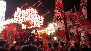 令和元年 五軒家 津々山台公園パレード 錦織神社秋祭り だんじり祭 試験曳き