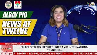 WATCH: Albay PIO News at Twelve, March 4, 2026