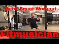 Back Squat Workout - Fitmusician