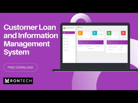 Customer Loan Management and Information System – FREE SOURCE CODE