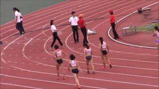 2016関西学生陸上競技種目別選手権大会　女子100ｍ決勝