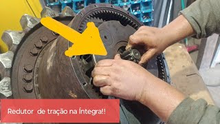 Montagem do Motor e Redutor de tração!!