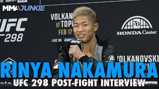 Rinya Nakamura Knows He Can't Make Callout After Performance | UFC 298