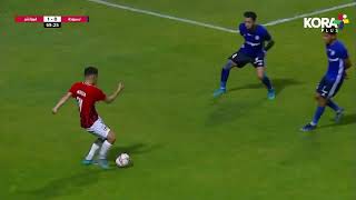 تسديدة متقنة من أحمد عاطف يسجل منها هدف فيوتشر الأول في شباك سموحة | الدوري المصري 2022/2021