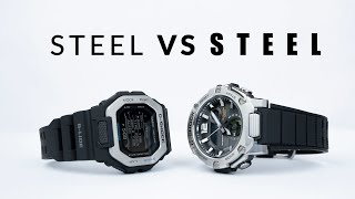 CASIO G-SHOCK GBX-100-1 VS GST-B300S-1A