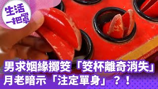 《生活一把罩》男求姻緣擲筊「筊杯離奇消失」月老暗示「注定單身」？！