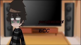 past afton’s react to C.C 2/4 ||gacha fnaf|| ||gacha club|| TW: blood||