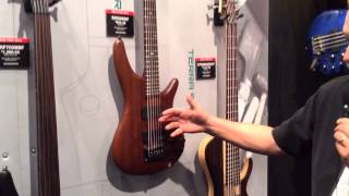 NAMM 2014 Ibanez Bass Workshop Series Basses