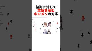 【空気読み4】「整列」で暴走するホロメンまとめ#shorts   【戌神ころね/AZKi/古石ビジュー/白銀ノエル】【ホロライブ/切り抜き】