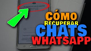 📱 Recuperar CHATS de WhatsApp luego de FORMATEAR al celular android