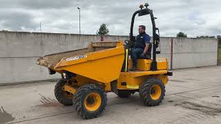 JCB 3 ton road legal straight skip dumper FN70 YFH