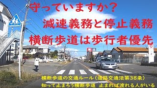 【信号のない横断歩道】止まらぬクルマ止まるクロネコ　（クロネコヤマトさんありがとう）