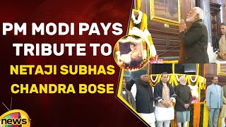 PM Modi Pays Tribute To Netaji Subhas Chandra Bose | Parakram Diwas | Subhash Chandra Bose Jayanti