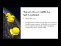 webinar lien waiver lien cancellations u0026 other related issues