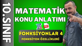 Fonksiyonlar 4 |10. sınıf matematik konu anlatımı  | 🚩PDF 🚩