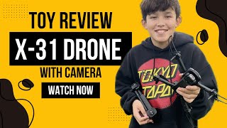 Testing the X-31 DRONE with camera and app in speed, agility and tricks!