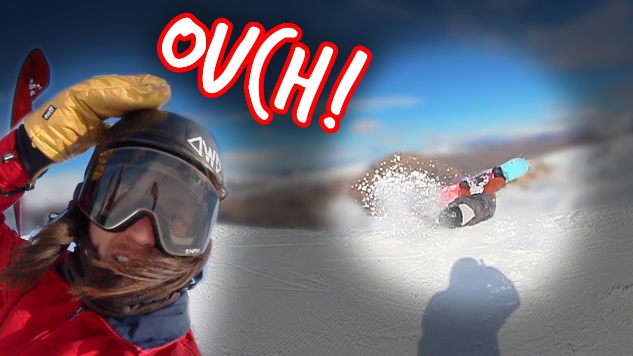 Crazy Knuckle Snowboard Crash Youtube