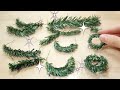 【塗ってくっつけるだけ！】ほぼ100均だけでクリスマス飾りの作り方！ ミニチュア how to make miniature christmas ornaments