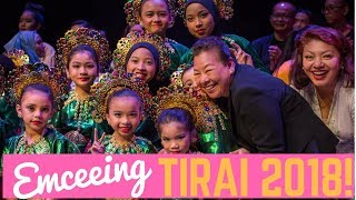 Emceeing Tirai 2018