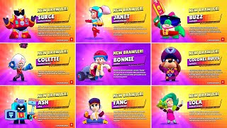 UNLOCKING ALL 57 BRAWLERS IN BRAWL STARS